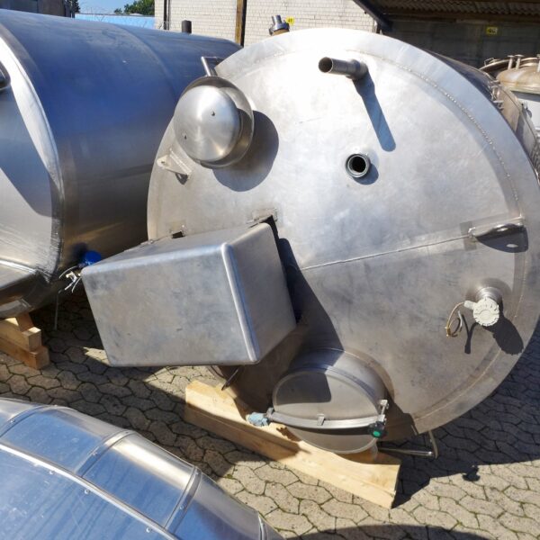 6300 liters tank i rustfritt stål 304