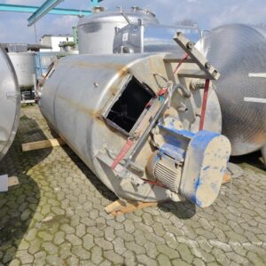 6500 liters tank i rustfritt stål 304