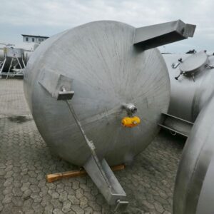 6500 liters tank i rustfritt stål 304
