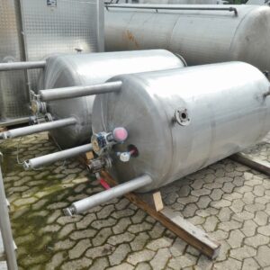 750 liters tank i rustfritt stål 304