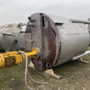 7500 liters tank i rustfritt stål 304