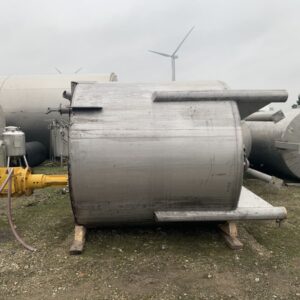 7500 liters tank i rustfritt stål 304