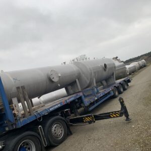 7500 liters tank i rustfritt stål 304