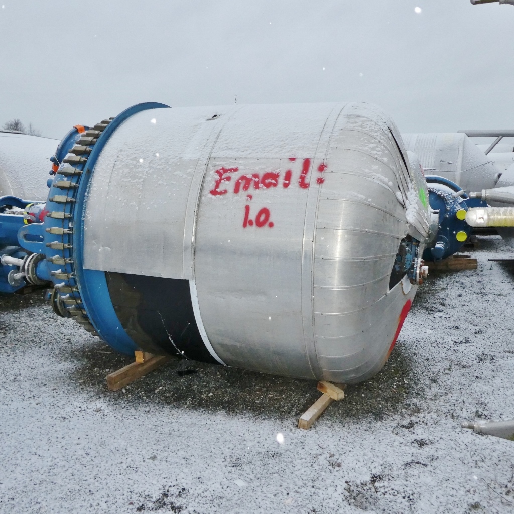 8250 liter ståltank (emaljert)