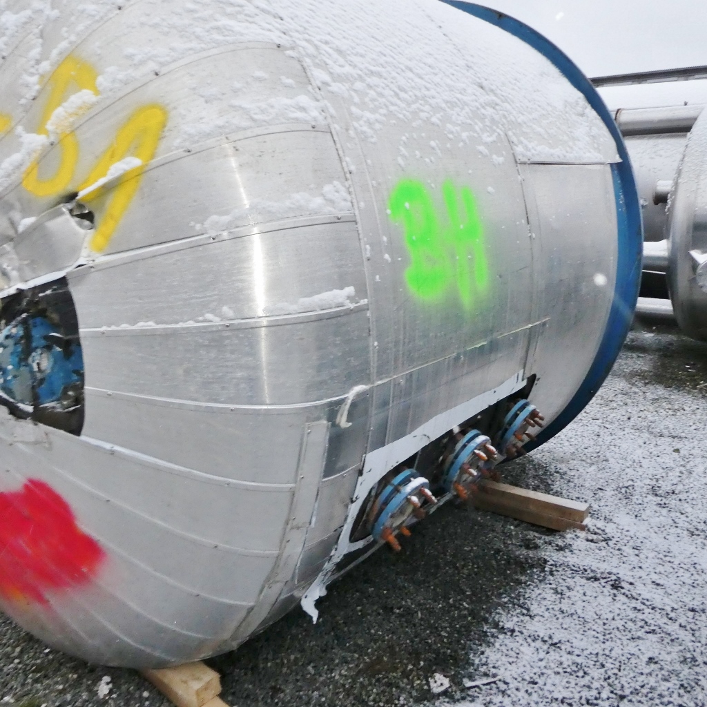 8250 liter ståltank (emaljert)