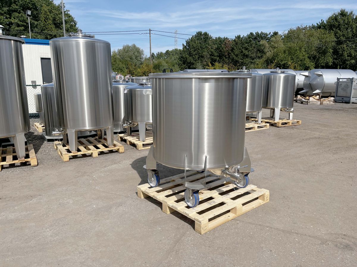 920 liter tank i rustfritt stål 304