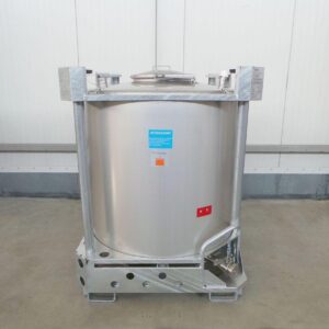 995 liter tank i rustfritt stål 304