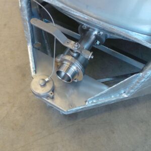 995 liter tank i rustfritt stål 304