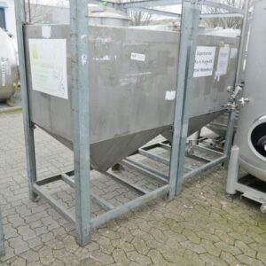 1000 liters tank i 304 rustfritt stål