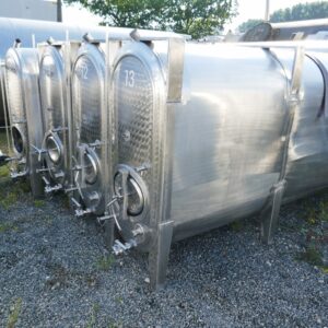 2500 liters tank i rustfritt stål 304