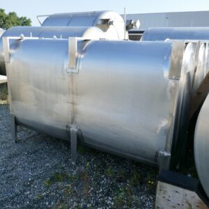 2500 liters tank i rustfritt stål 304
