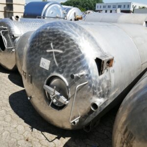 5500 liters tank i rustfritt stål 304