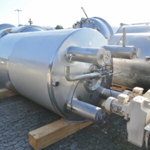 5530 liter tank i rustfritt stål 304