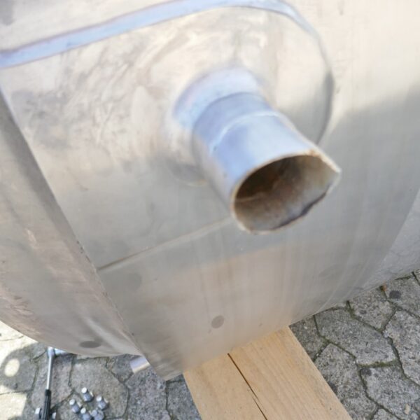 5530 liter tank i rustfritt stål 304
