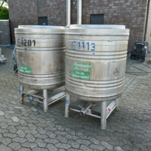 800 liters tank i rustfritt stål 304