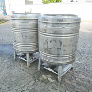 800 liters tank i rustfritt stål 304
