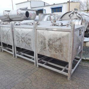 1000 liters tank i 304 rustfritt stål