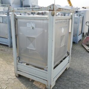 1050 liters tank i rustfritt stål 304