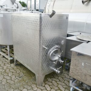 1100 liters tank i rustfritt stål 304