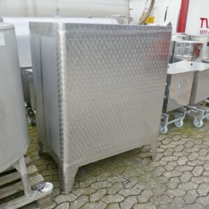 1100 liters tank i rustfritt stål 304