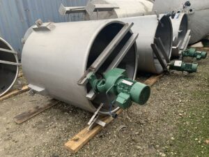 1500 liters tank i rustfritt stål 304