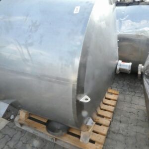 1500 liters tank i rustfritt stål 304