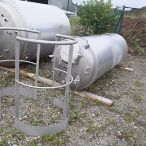 1500 liters tank i rustfritt stål 304