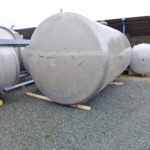 15000 liter tank i rustfritt stål 304 (dobbeltmantlet)