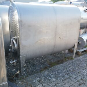 2000 liters tank i rustfritt stål 304