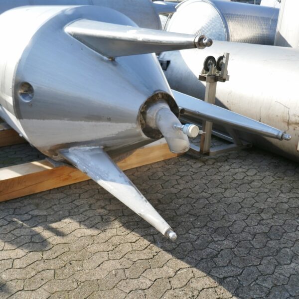2000 liters tank i rustfritt stål 304
