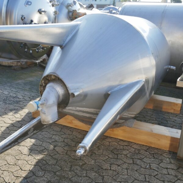2000 liters tank i rustfritt stål 304