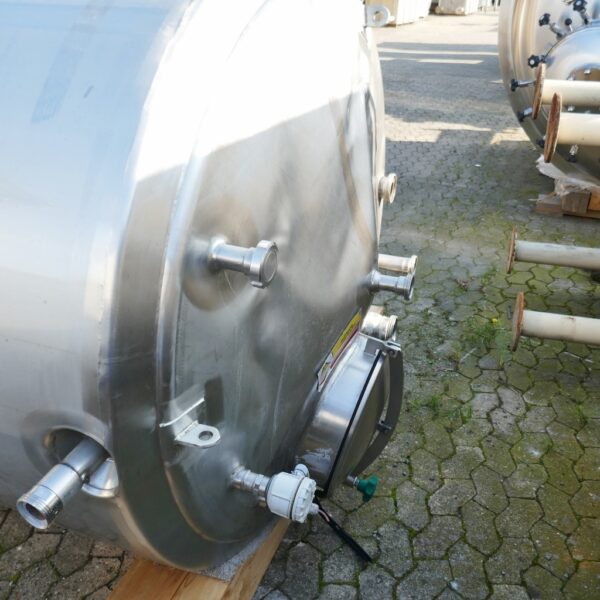 2000 liters tank i rustfritt stål 304