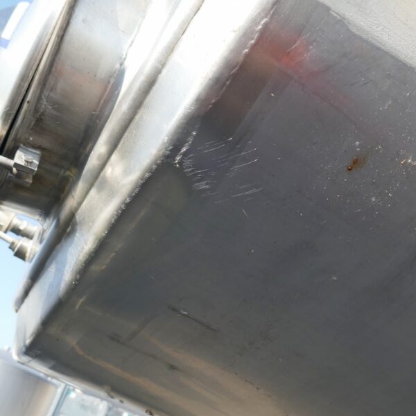 2000 liters tank i rustfritt stål 304