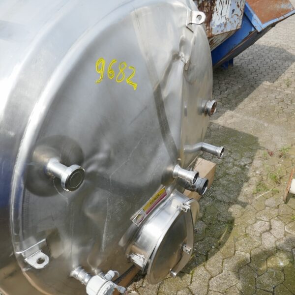 2000 liters tank i rustfritt stål 304