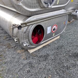 2400 liter tank i rustfritt stål 304