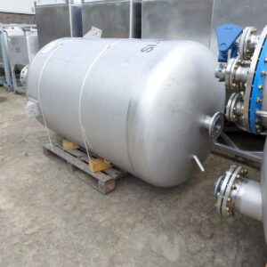 2500 liters tank i rustfritt stål 304