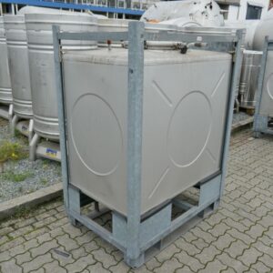 1000 liters tank i 304 rustfritt stål
