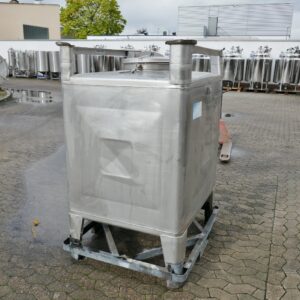 1050 liters tank i rustfritt stål 304