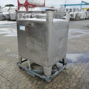 1050 liters tank i rustfritt stål 304