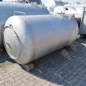 2500 liters tank i rustfritt stål 304