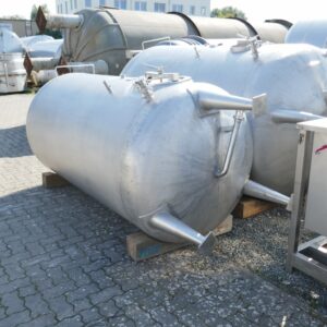 2500 liters tank i rustfritt stål 304