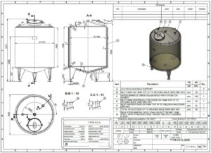 2500 liters tank i syrefast 316