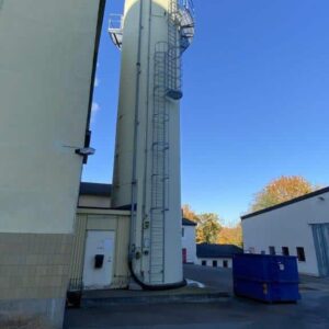 100 000 liter pelletssilo med lastceller