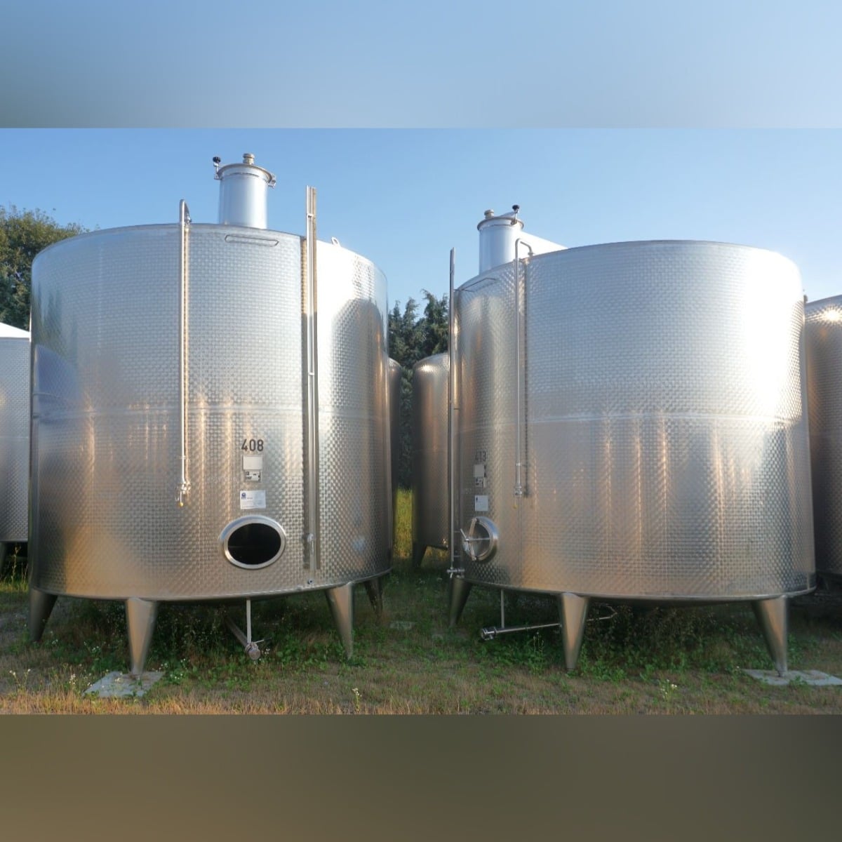 35910 liter tank i rustfritt stål 304