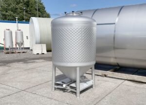 1300 liters tank i rustfritt stål 304
