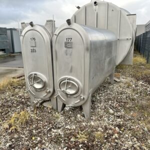 2500 liters tank i rustfritt stål 304