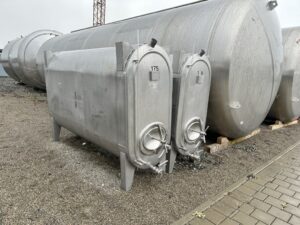 2500 liters tank i rustfritt stål 304