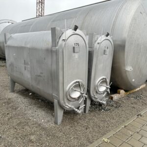 2500 liters tank i rustfritt stål 304