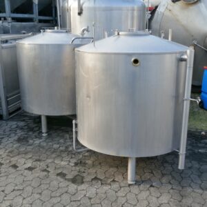 1250 liters tank i rustfritt stål 304