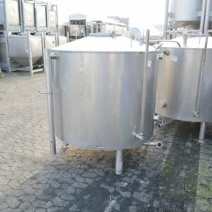 1250 liters tank i rustfritt stål 304